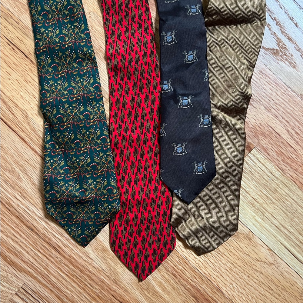 100% Silk Men's Tie Bundle
